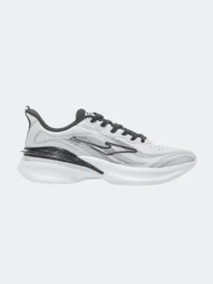 Erke Cushioning Men Running Shoes Grey/White