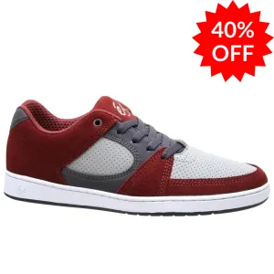 eS Skateboarding Accel Slim Red / Grey Skate Shoes