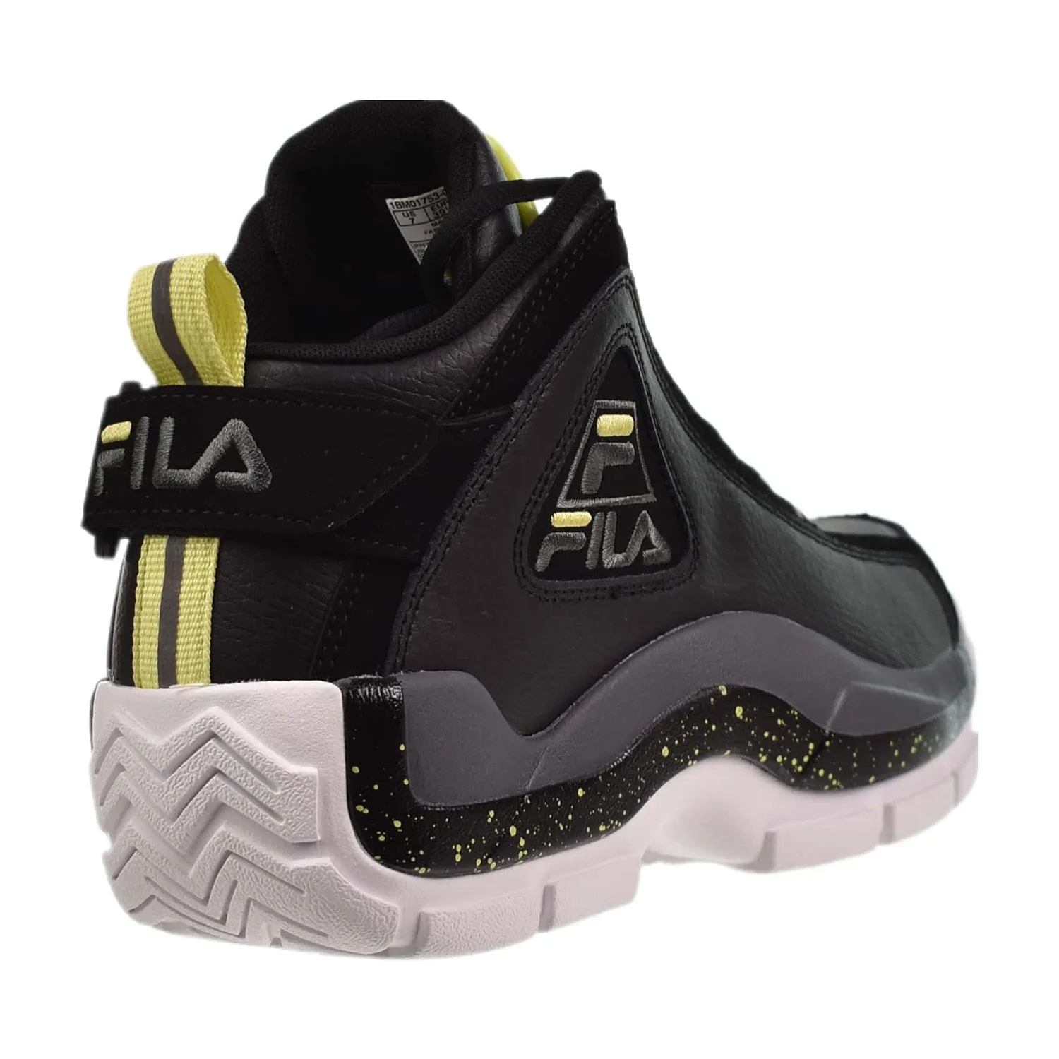 Fila Grant Hill 2 Men's Basketball Shoes Black-Suny Lime-CastleRock