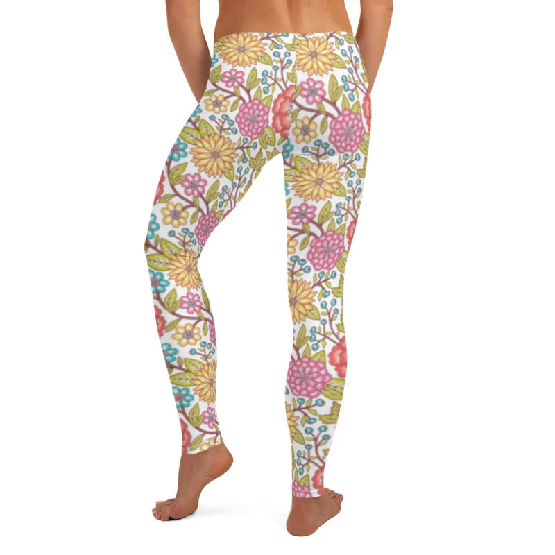 Floral leggings