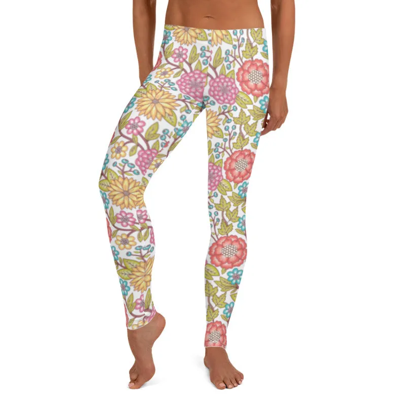 Floral leggings