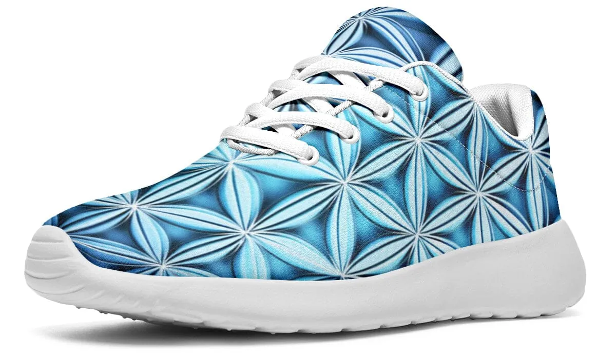 Flower Life Igloo Blue Classic Sneakers