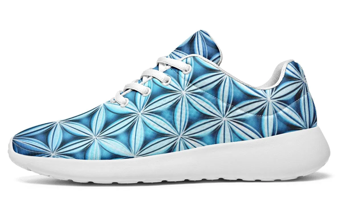 Flower Life Igloo Blue Classic Sneakers