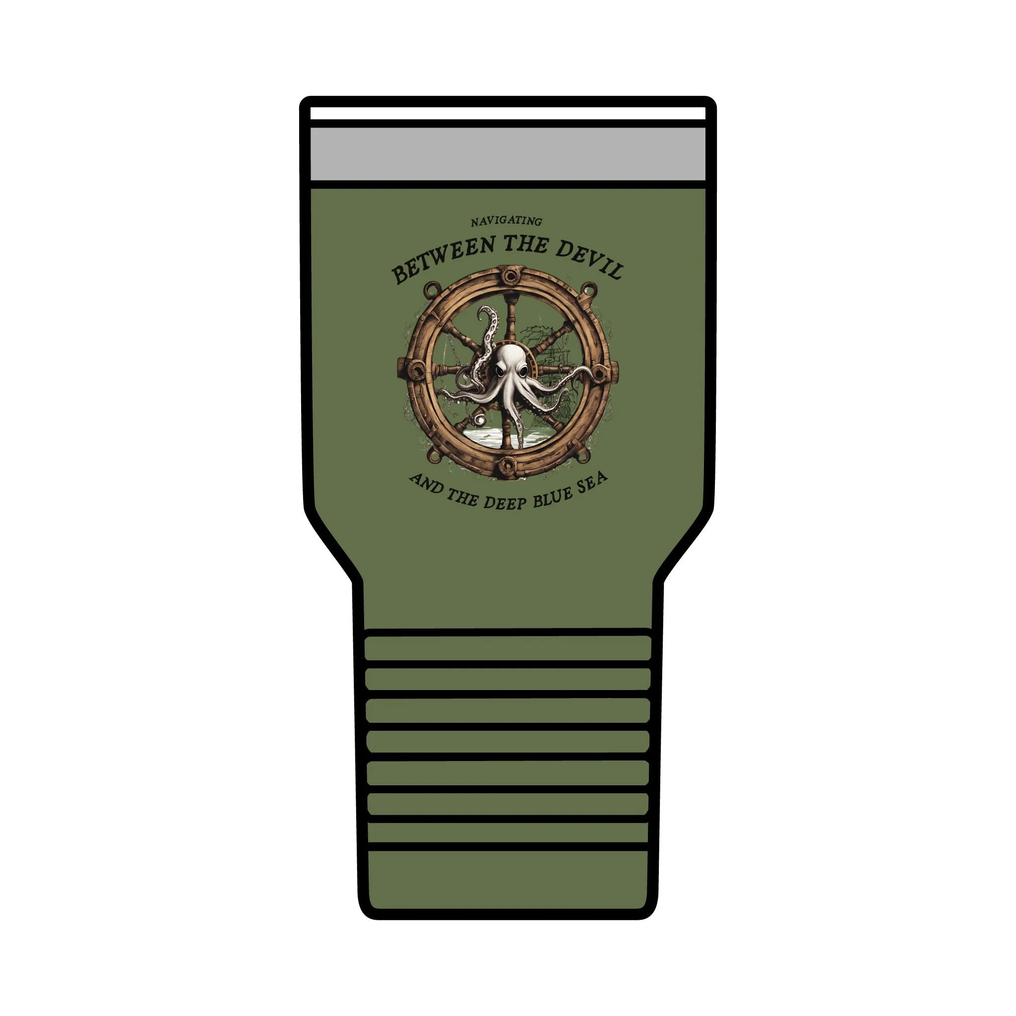 FOM 9 Insulated Tumbler - 30oz | Navigating Between the Devil and the Deep Blue Sea