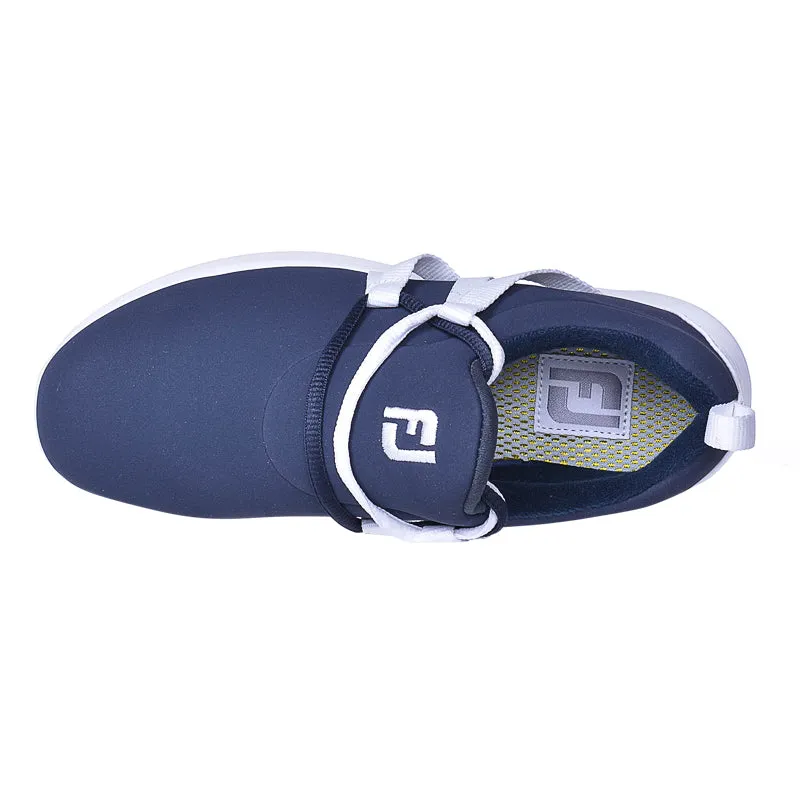 FOOTJOY Leisure Slip On Women's Spikeless Shoes (Navy/White)