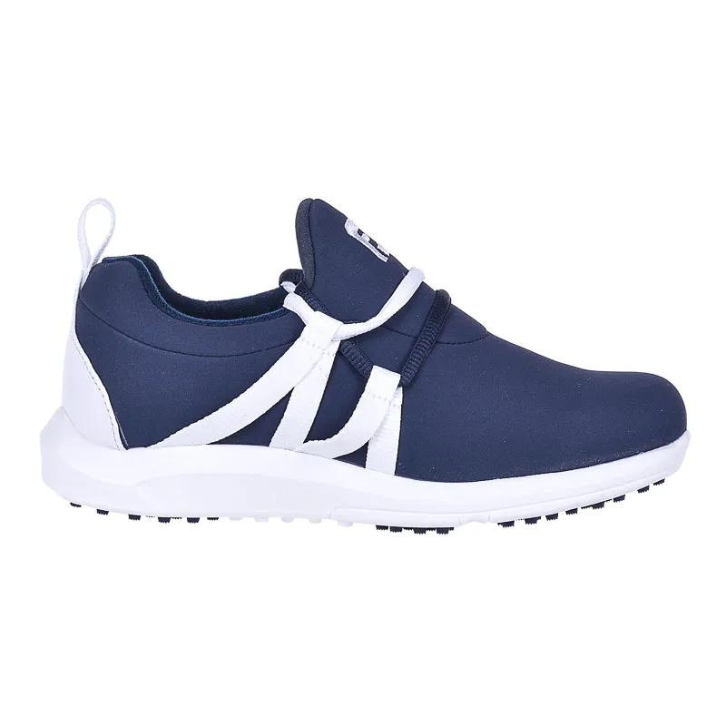 FOOTJOY Leisure Slip On Women's Spikeless Shoes (Navy/White)