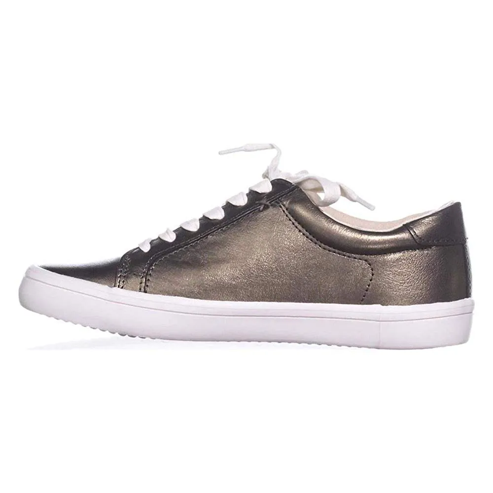 FRYE Kerry Low Lace-Up Sneakers, Pewter (Women)