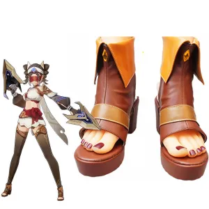 Genshin Impact Eremite Desert Clearwater Cosplay Shoes