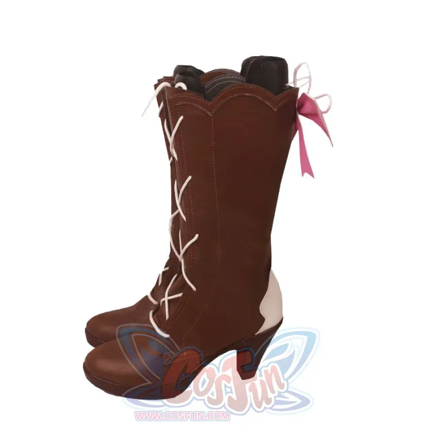 Genshin Impact Kamisato Ayaka Springbloom Missive Cosplay Boots C07288