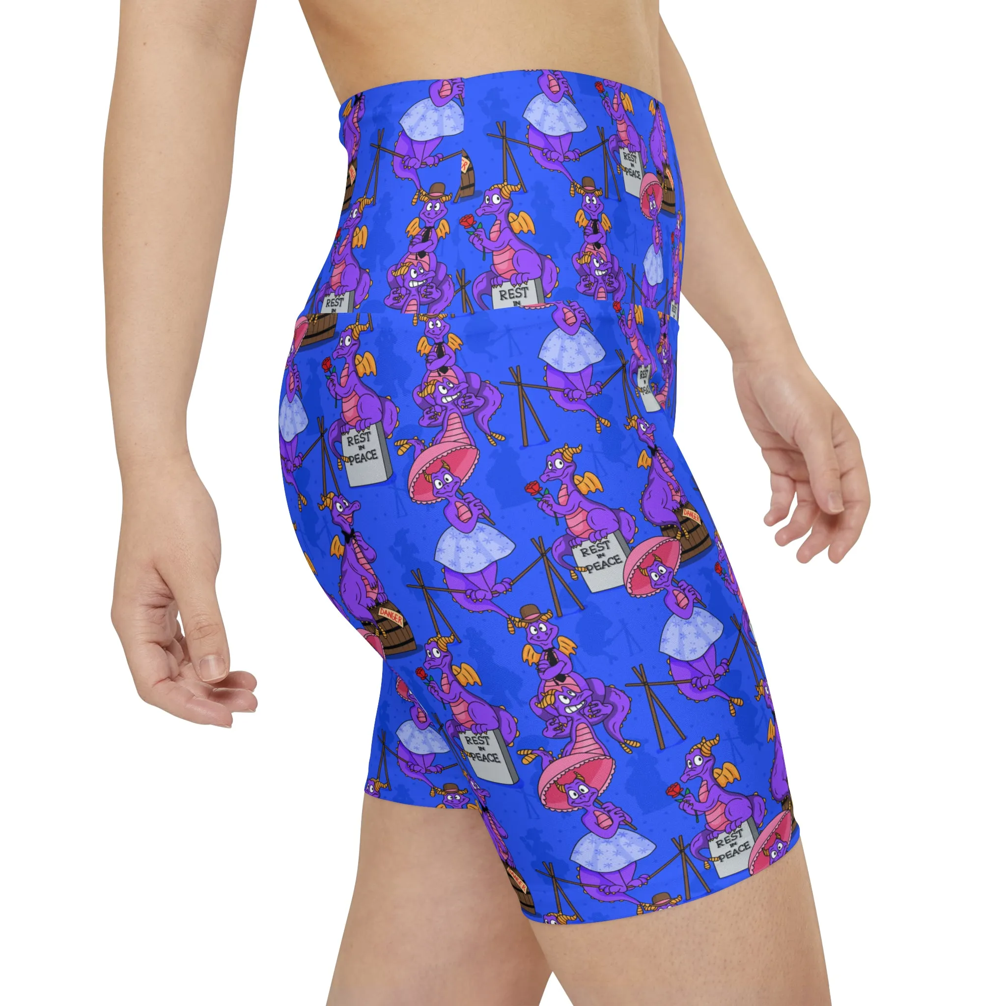 Haunted Mansion Figment Women's Athletic Workout Shorts