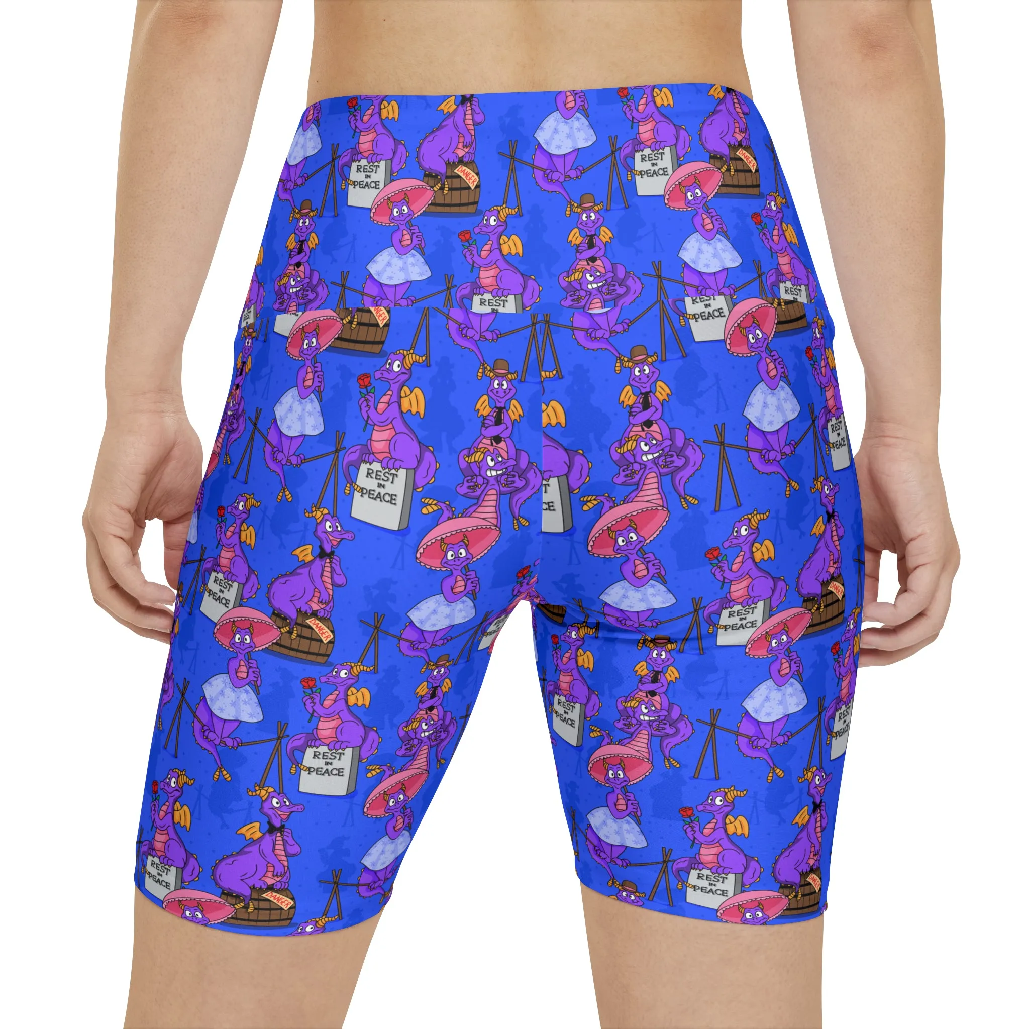 Haunted Mansion Figment Women's Athletic Workout Shorts