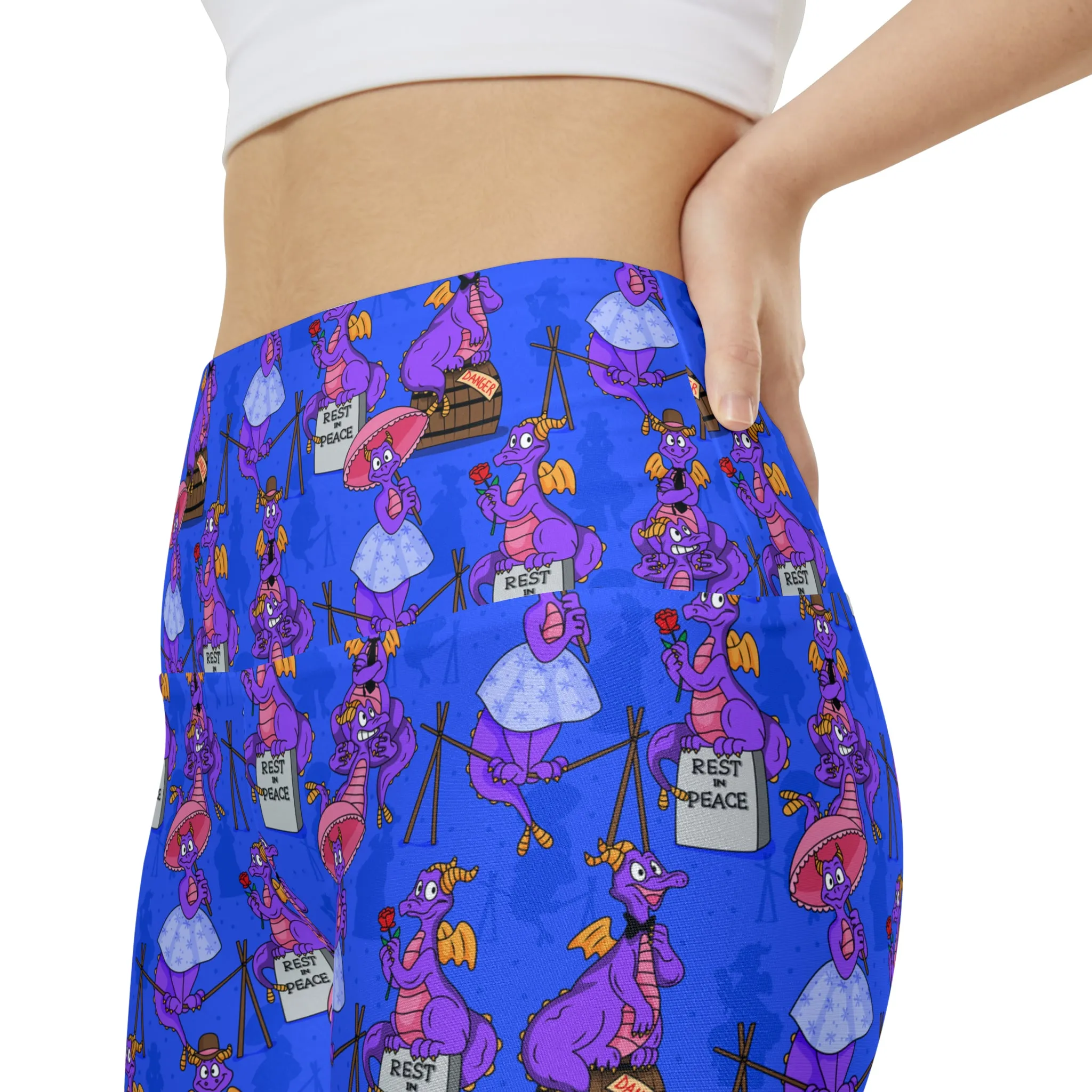 Haunted Mansion Figment Women's Athletic Workout Shorts