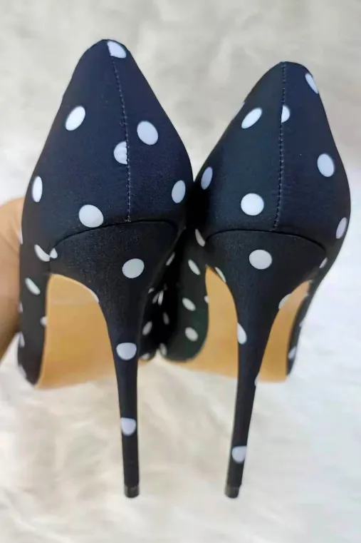 High-heels Polka Dot Pattern Fashion Women Party Shoes