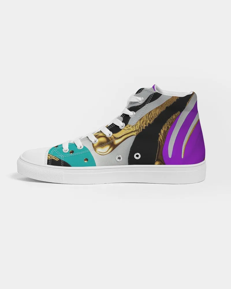 High Top Canvas Sneakers for Girls. "Artz" Fashion Sneakers or Keds for Women. WickedYo