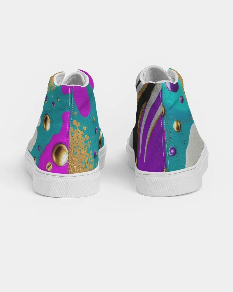 High Top Canvas Sneakers for Girls. "Artz" Fashion Sneakers or Keds for Women. WickedYo