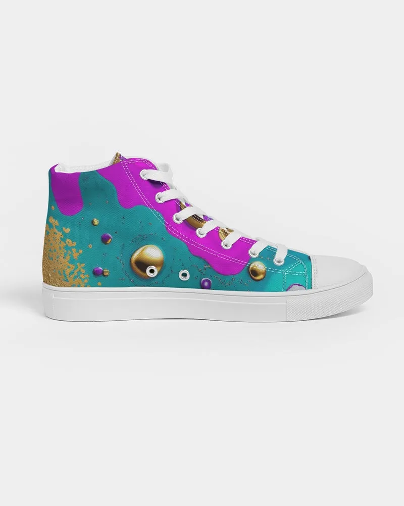 High Top Canvas Sneakers for Girls. "Artz" Fashion Sneakers or Keds for Women. WickedYo