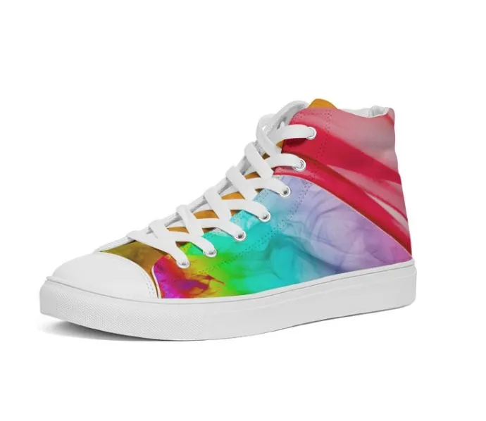 High Top Dance Sneakers. Women' s Fashion Sneakers. Streetstyle Keds. Colorfall by WickedYo