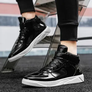 Hnzxzm Men High Top Sneakers Designer Luxury Boots Fashion Mirror Skateboarding Casual Outdoor Golden Boys Sport Shoes DESIGN FASHION