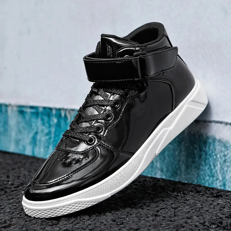 Hnzxzm Men High Top Sneakers Designer Luxury Boots Fashion Mirror Skateboarding Casual Outdoor Golden Boys Sport Shoes DESIGN FASHION