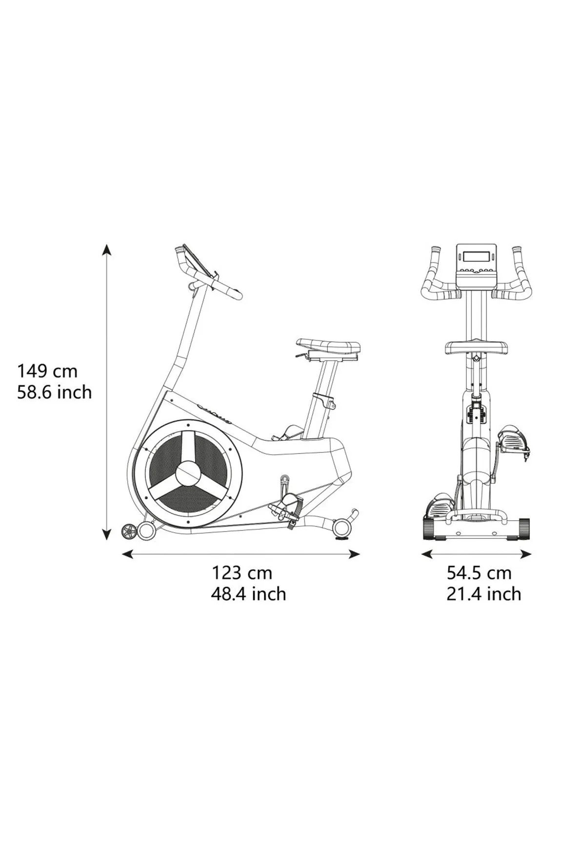 Impetus Light Commercial Exercise Bike AIV6500AMV2