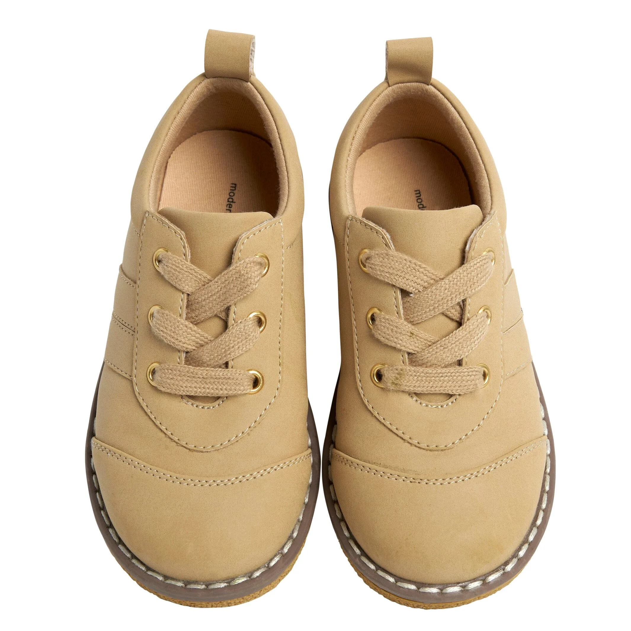 Infant & Toddler Boys Light Medium Brown Oxfords