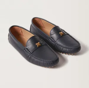 Kiowa Navy Leather Loafer