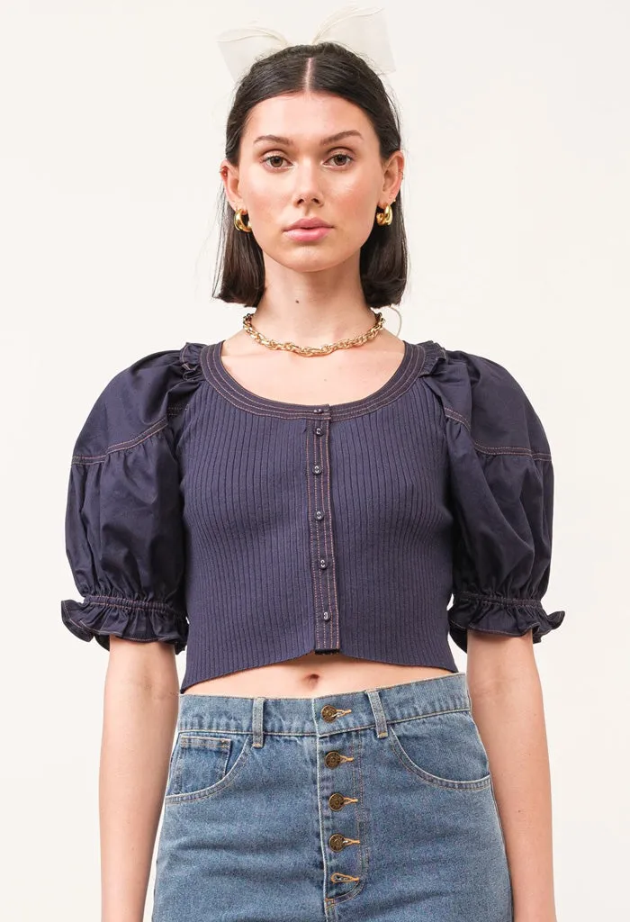 Kora Contrast Top