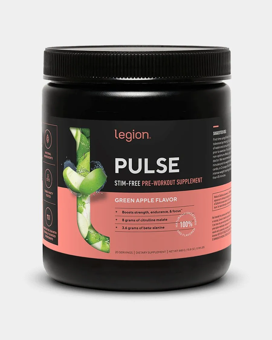 Legion Pulse Pre Workout Stim Free