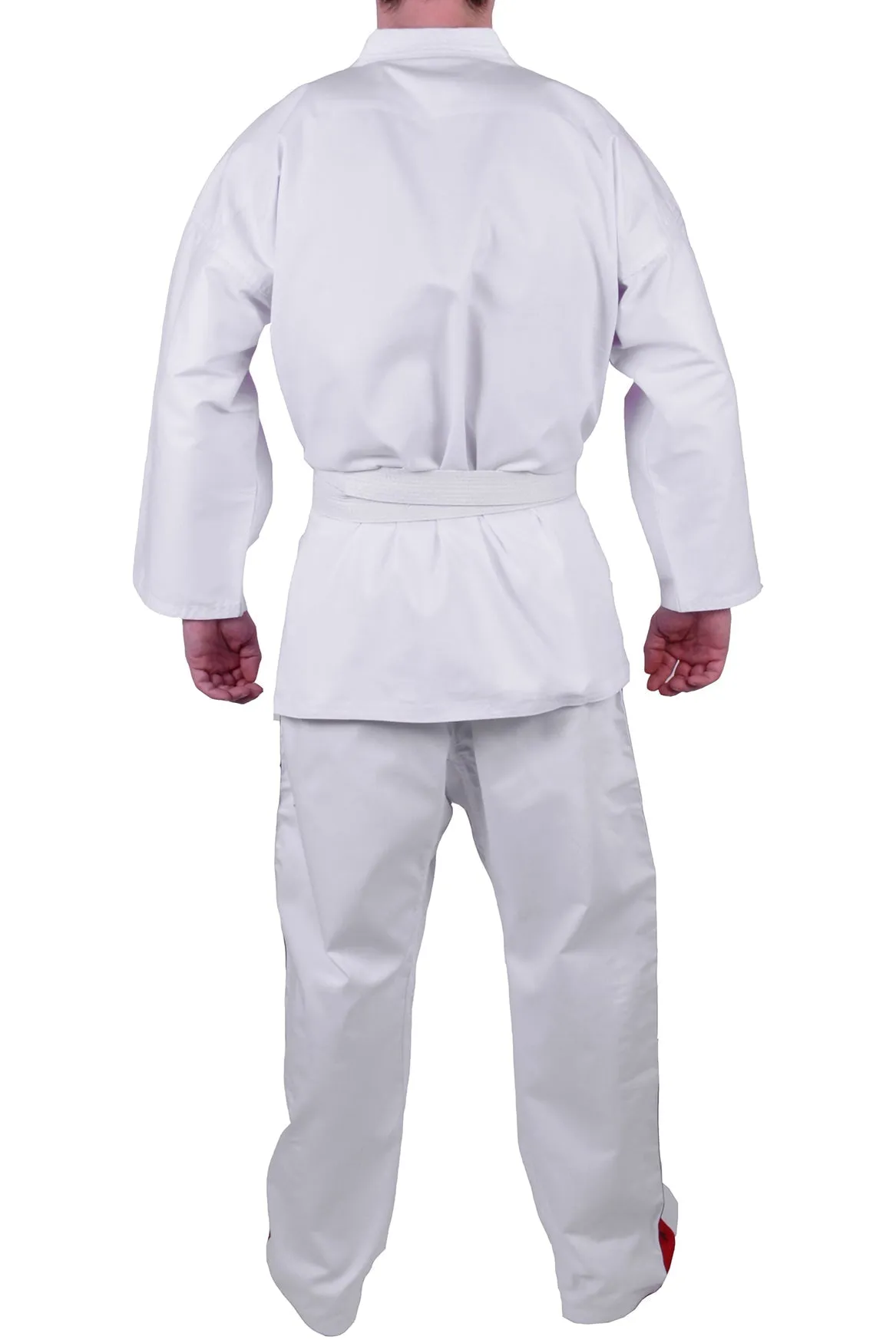 MAR-011 | Red Karate Student Uniform (8oz Fabric)   FREE BELT