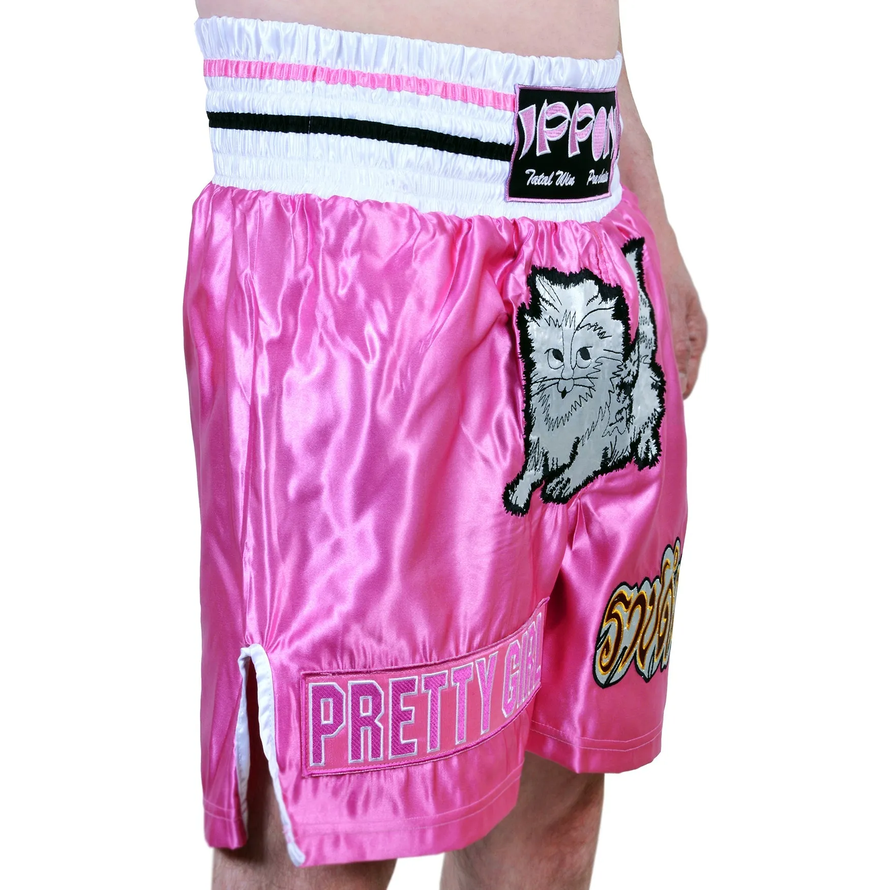 MAR-095A | Pink Kickboxing & K1 Shorts