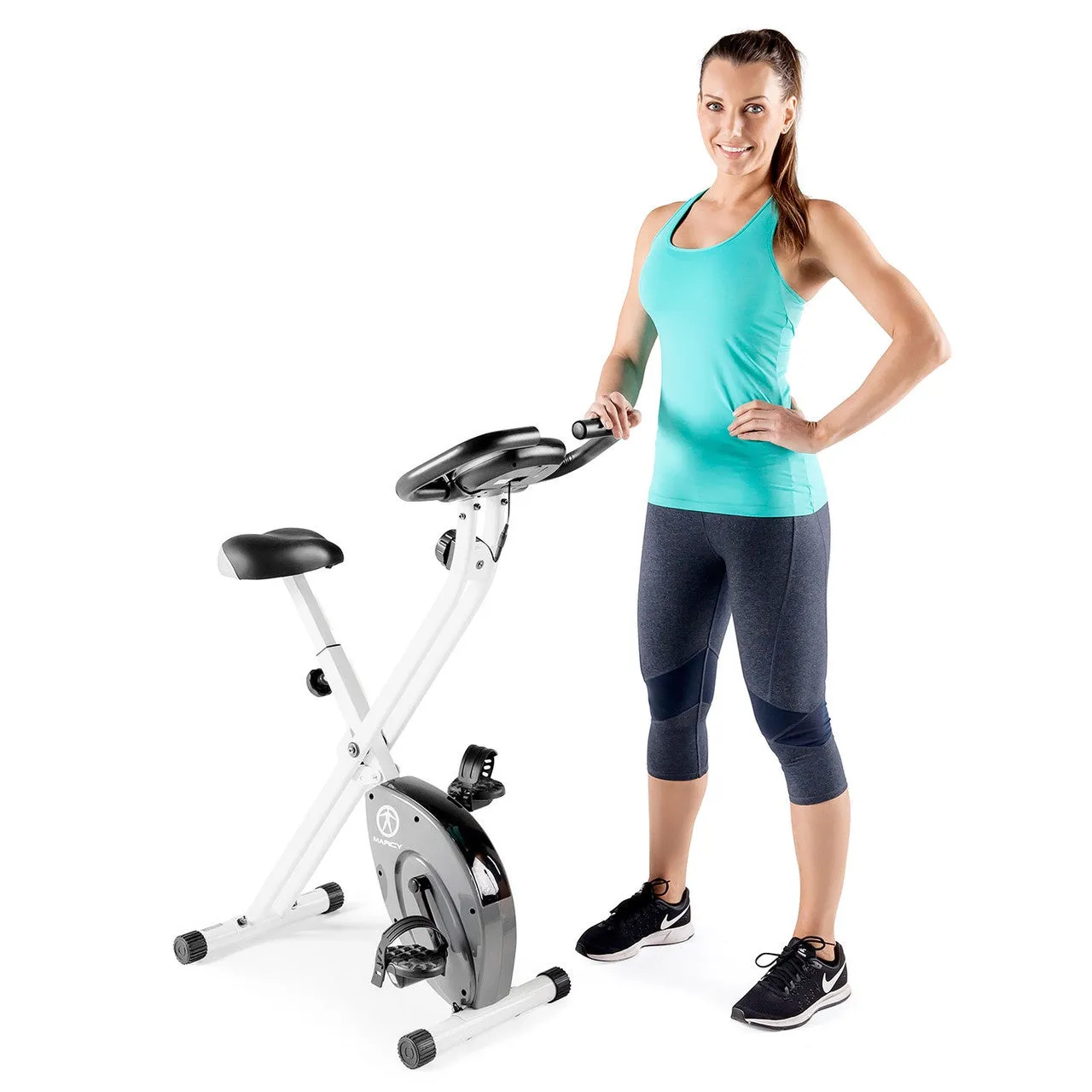 Marcy Foldable Upright Exercise Bike  Marcy NS-652