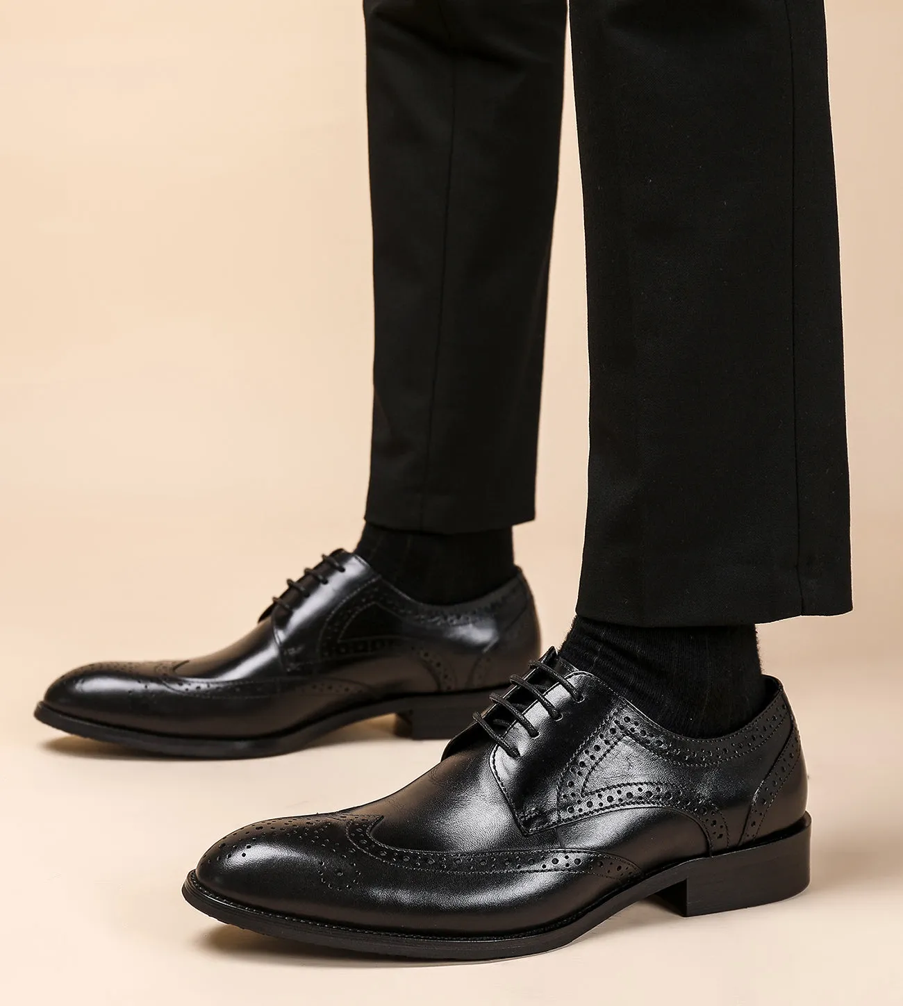 Men's Comfort Brogues Leather Derby