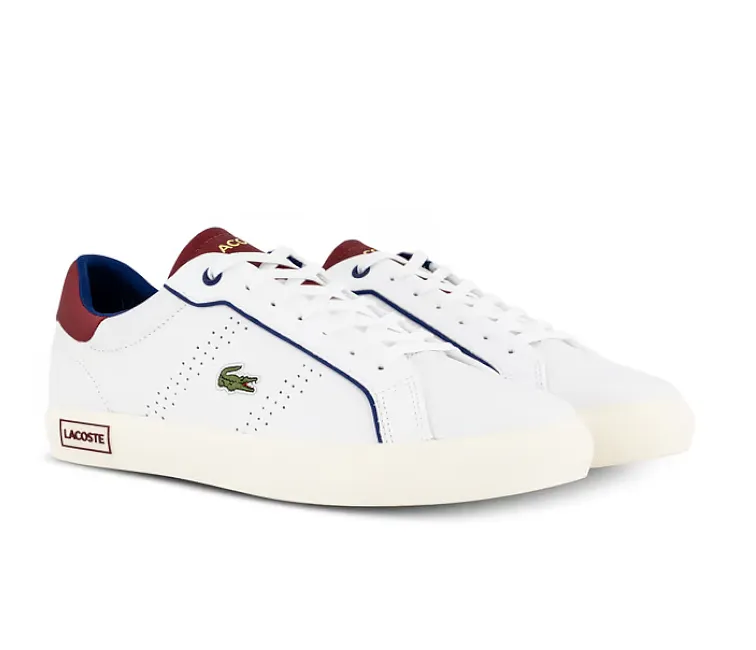 Men's Lacoste Powercourt 2.0 222 1 (White/Red)