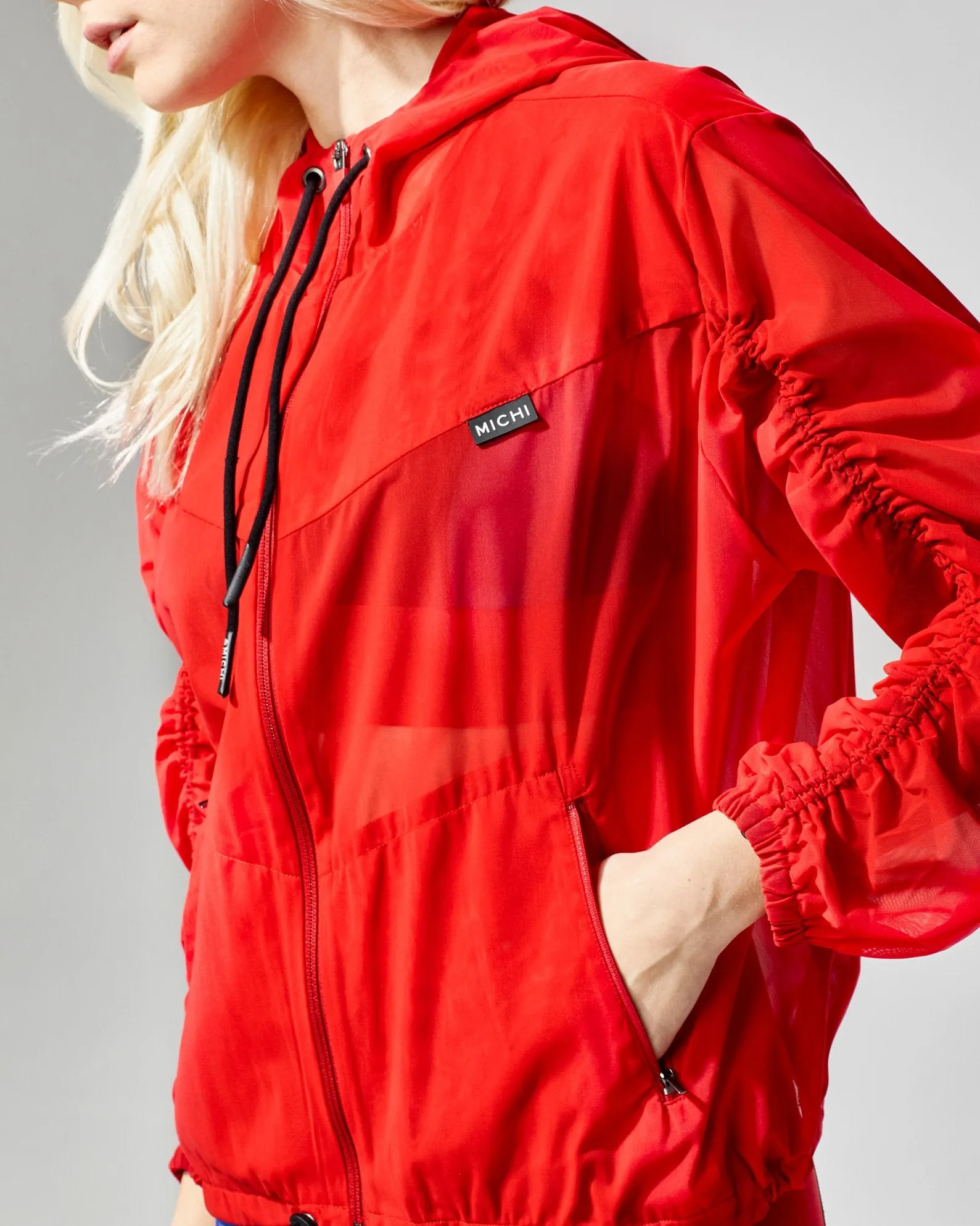 MICHI - Indy Jacket in Fire Red