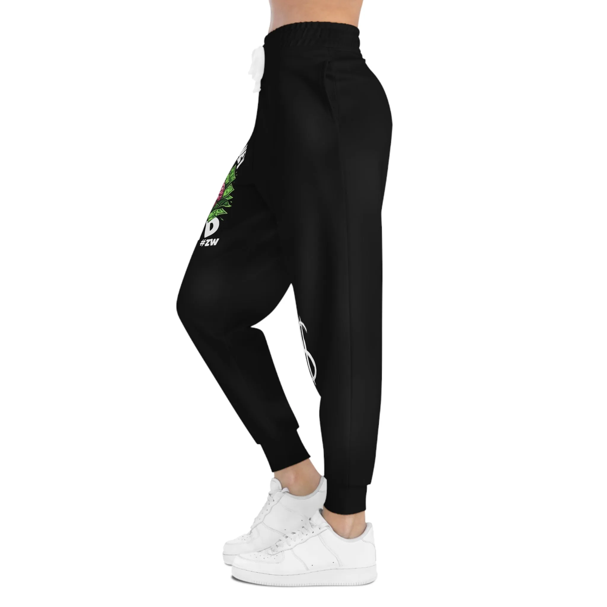 Money Lover Athletic Joggers, Street Wear, Custom Design, Jogging Pants, Workout Sweatpants, Fashion Apparel