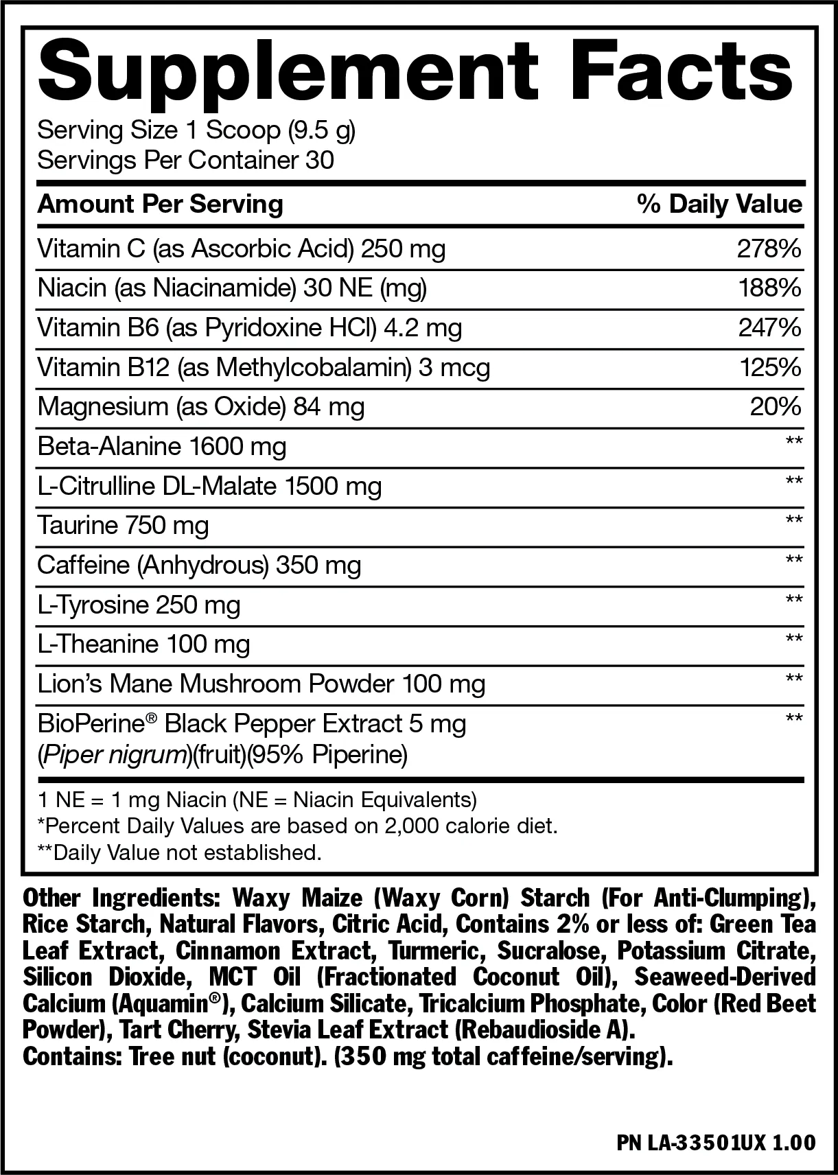 Mutant Madness - Concentrated Pre-Workout