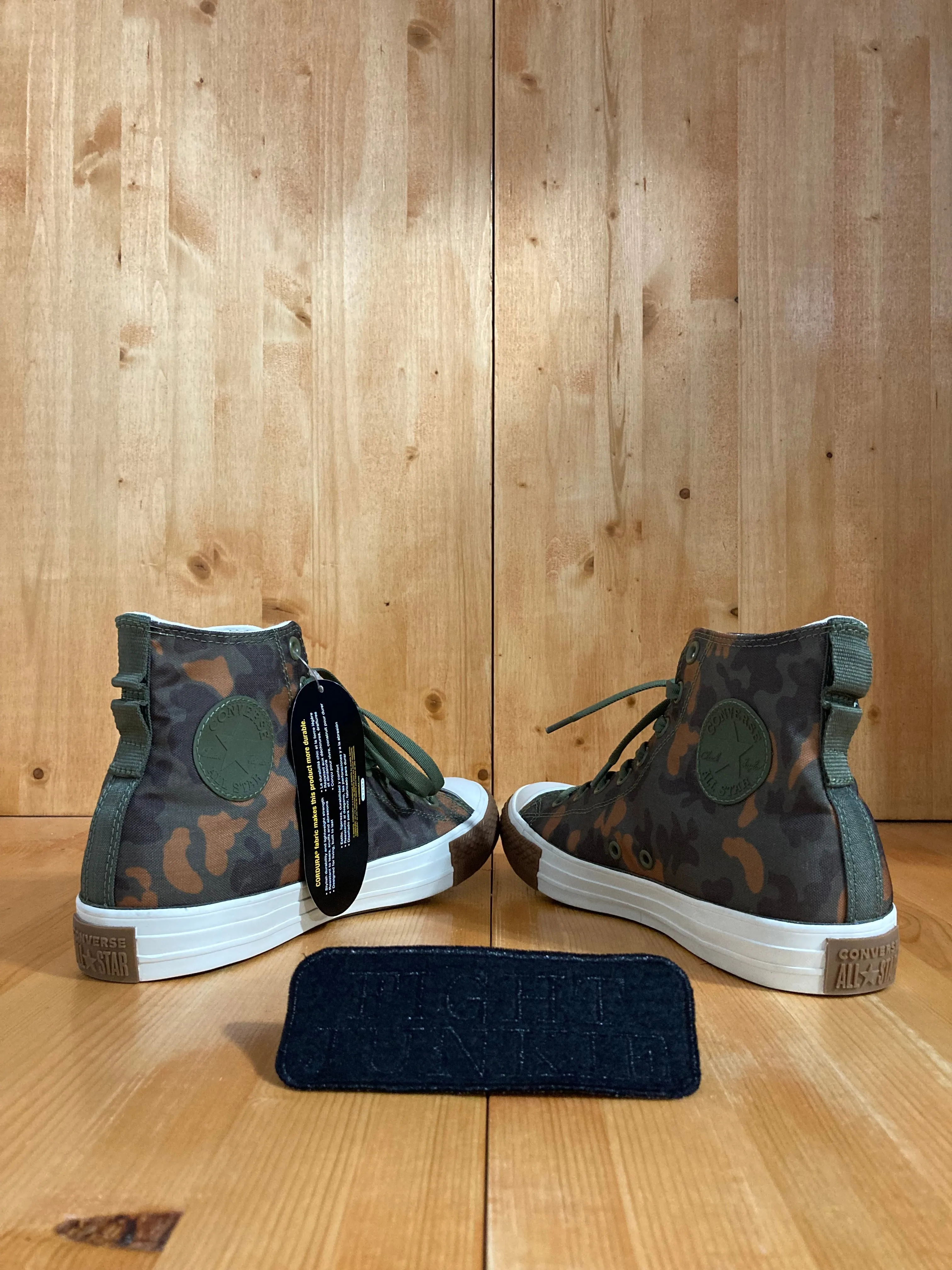 NEW! CONVERSE CHUCK TAYLOR ALL STAR HI FIELD Men's Size 9 Cordura Canvas High Top Shoes Sneakers Camo 161429C