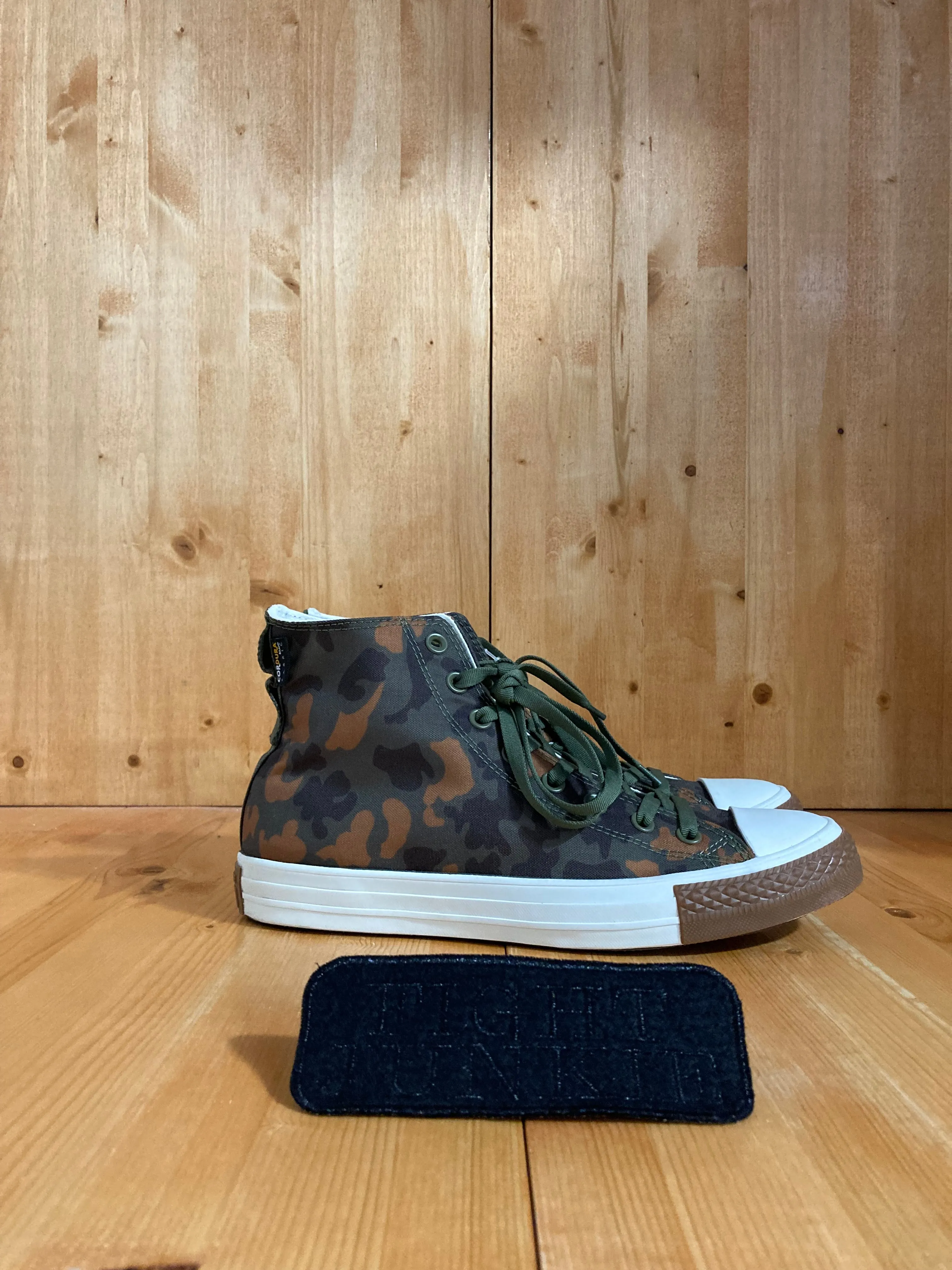 NEW! CONVERSE CHUCK TAYLOR ALL STAR HI FIELD Men's Size 9 Cordura Canvas High Top Shoes Sneakers Camo 161429C