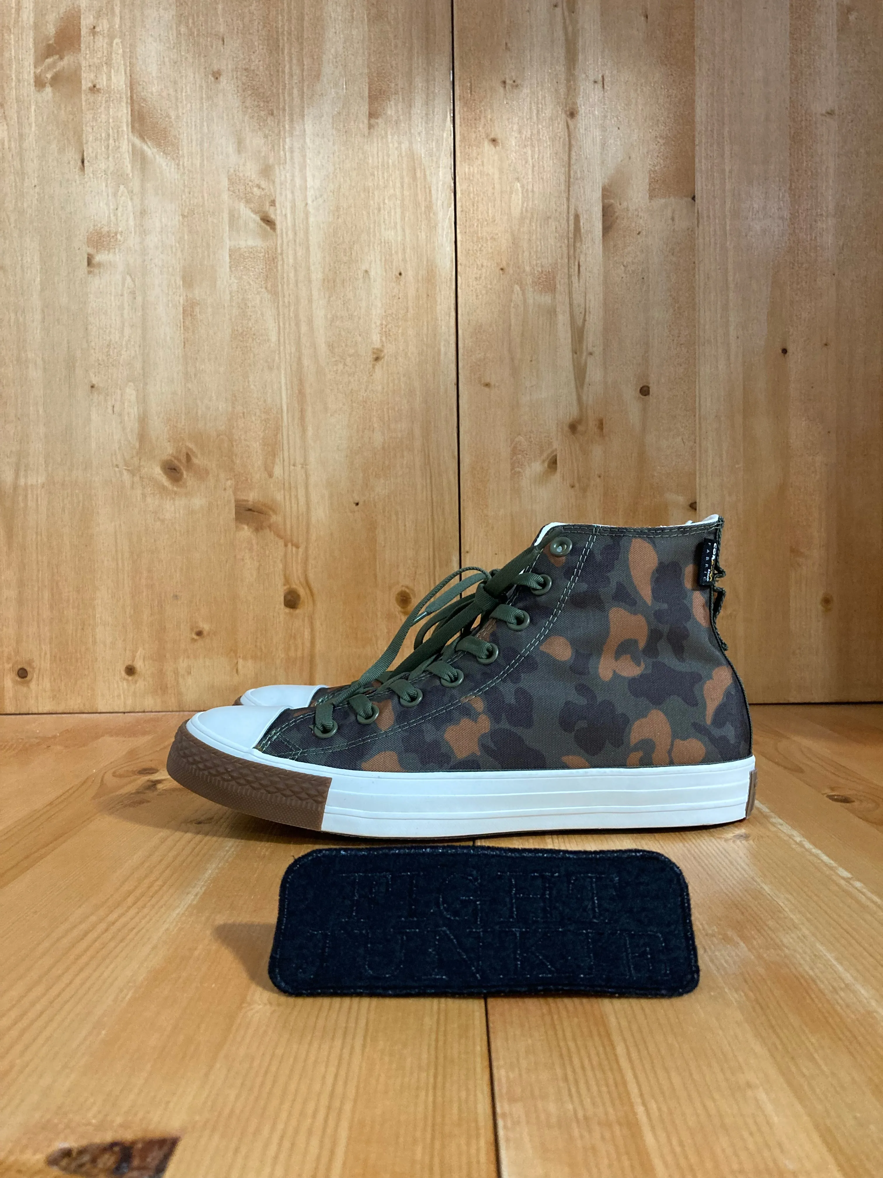 NEW! CONVERSE CHUCK TAYLOR ALL STAR HI FIELD Men's Size 9 Cordura Canvas High Top Shoes Sneakers Camo 161429C