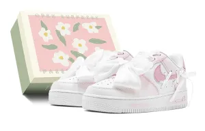 Nike Air Force 1 Women's Low Top Skateboarding Shoe - Pink