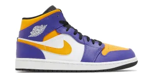 NIKE AIR JORDAN 1 MID 'LAKERS'