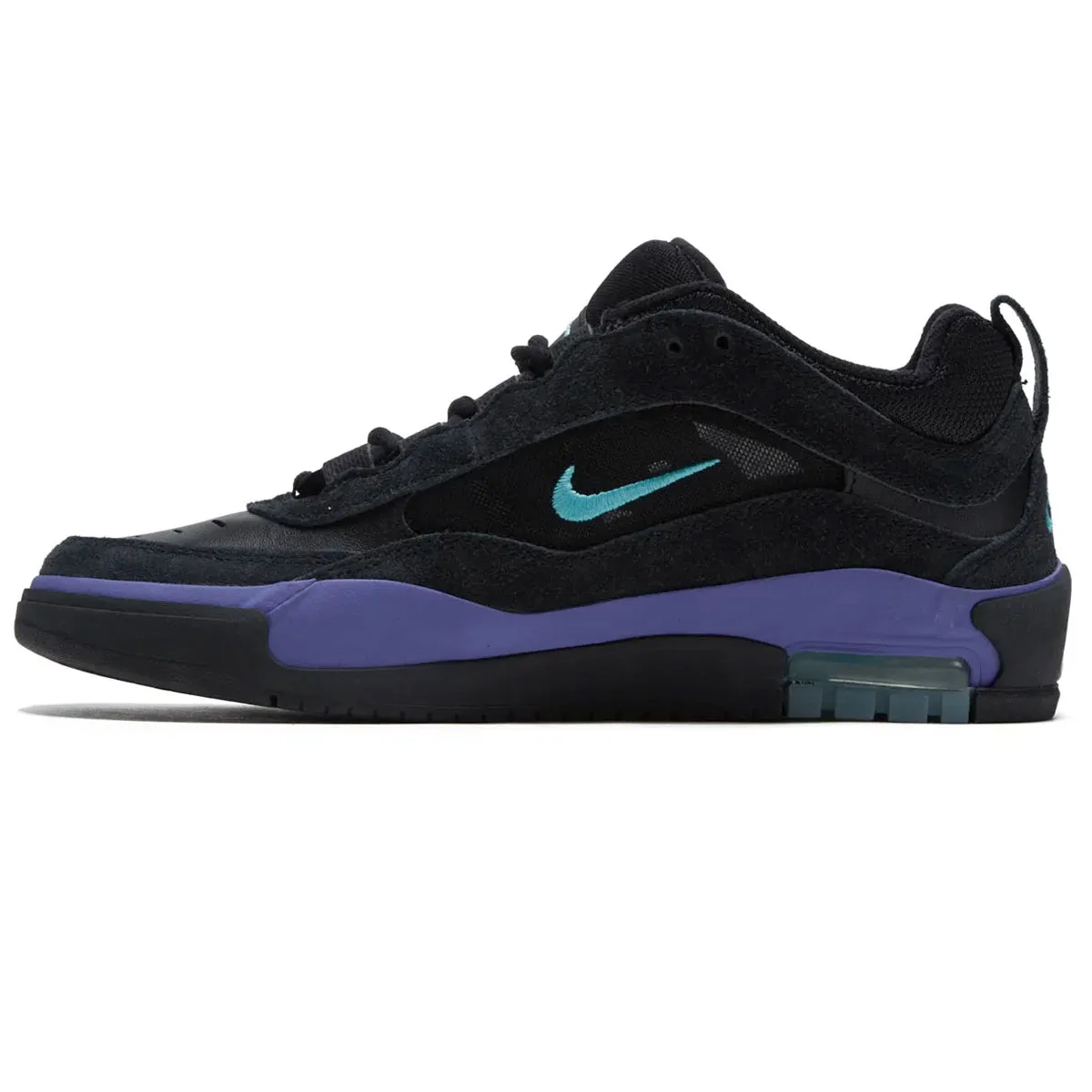 Nike SB Air Max Ishod Shoes - Black/Dusty Cactus/Black/Persian Violet