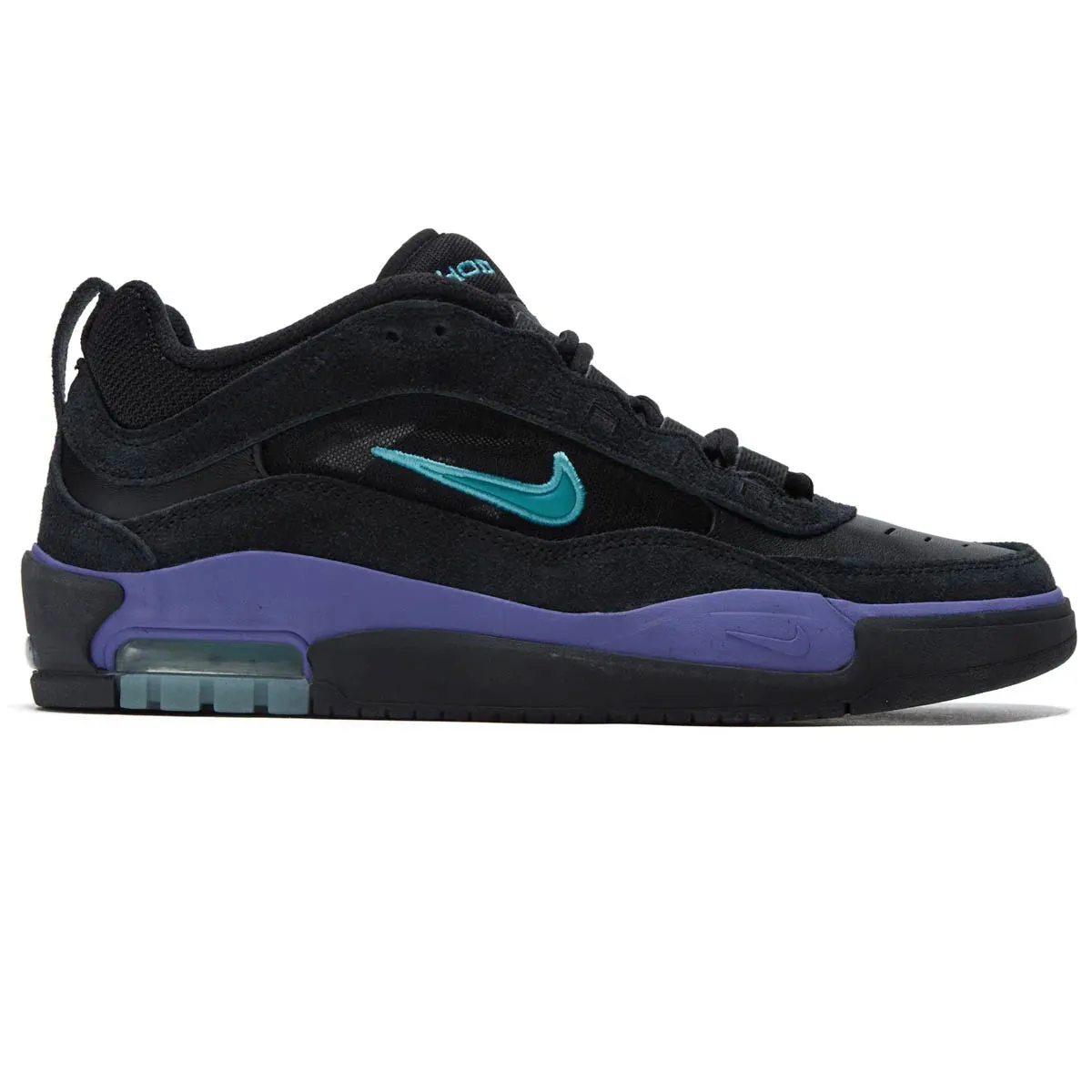 Nike SB Air Max Ishod Shoes - Black/Dusty Cactus/Black/Persian Violet