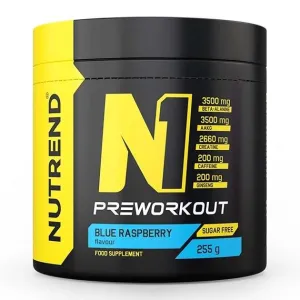 Nutrend N1 Pre-Workout, Blue Raspberry - 255 grams