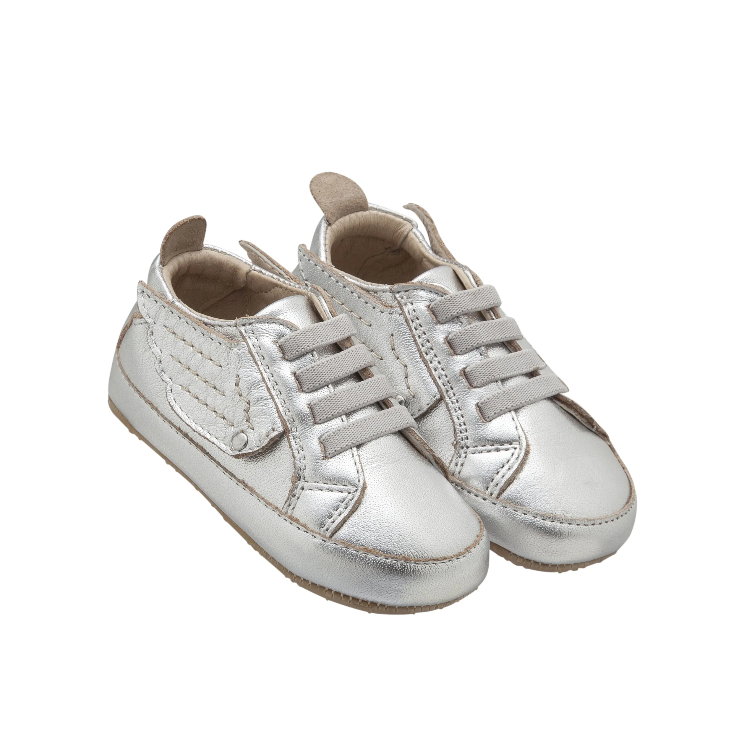 Old Soles Boy's and Girl's Bambini Wings Shoes, Silver