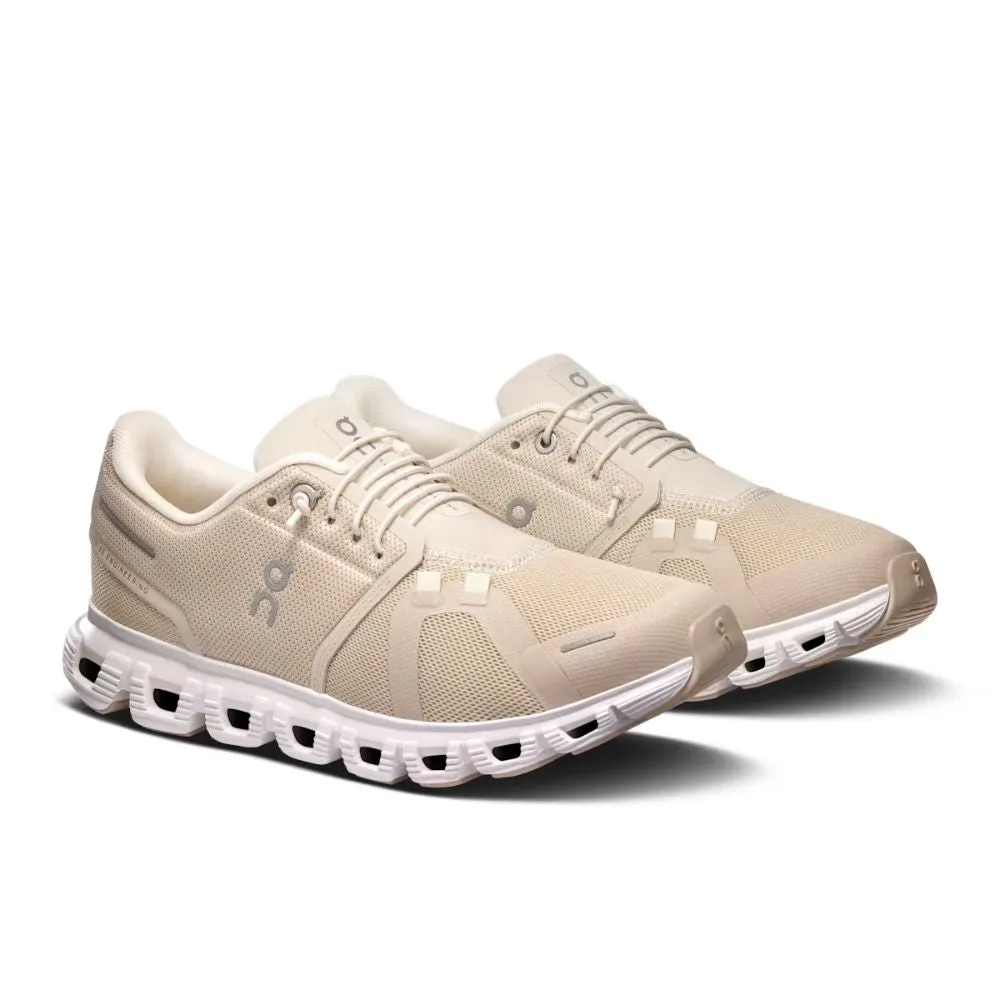 ON Women's Cloud 6 - Pearl/White