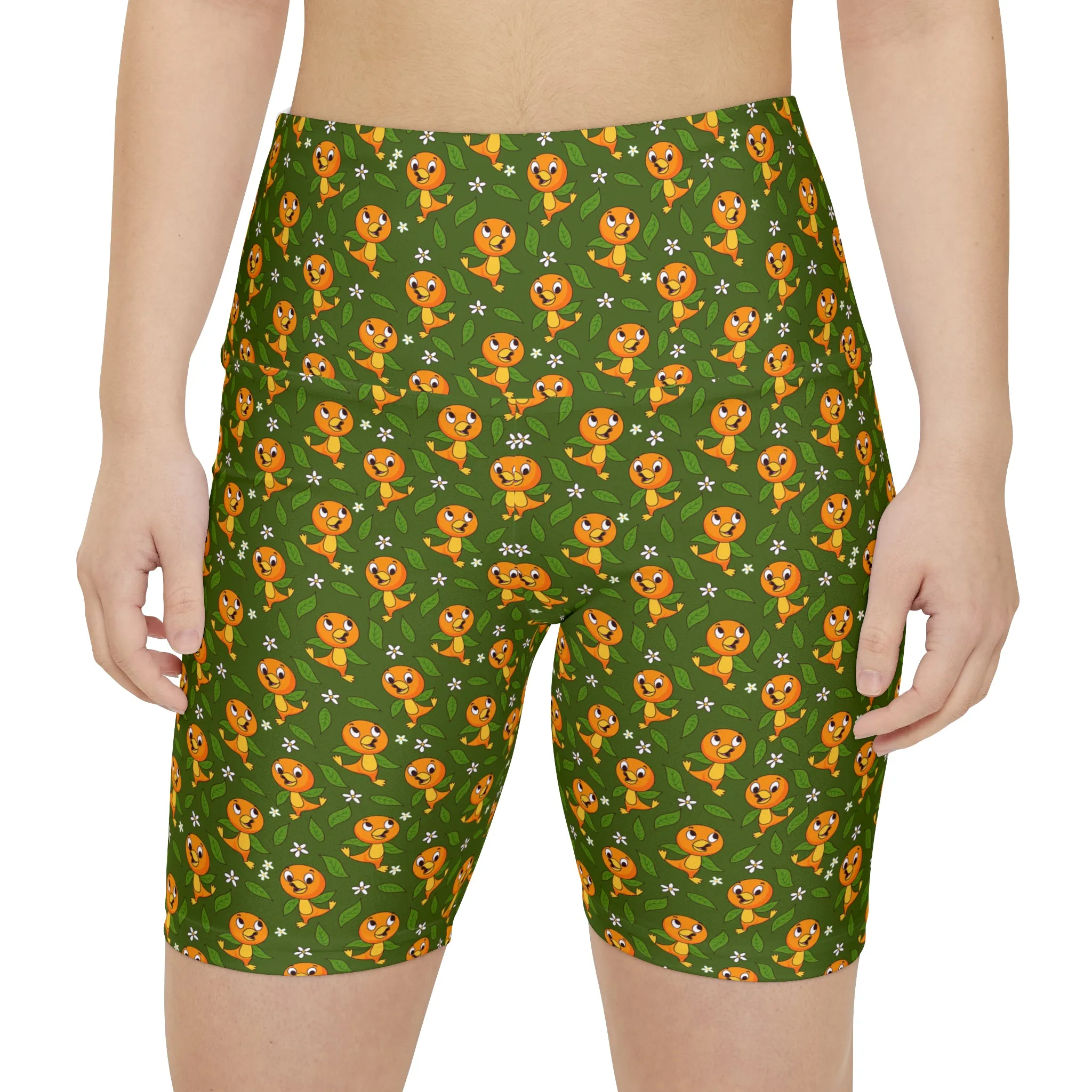 Orange Bird Women's Athletic Workout Shorts