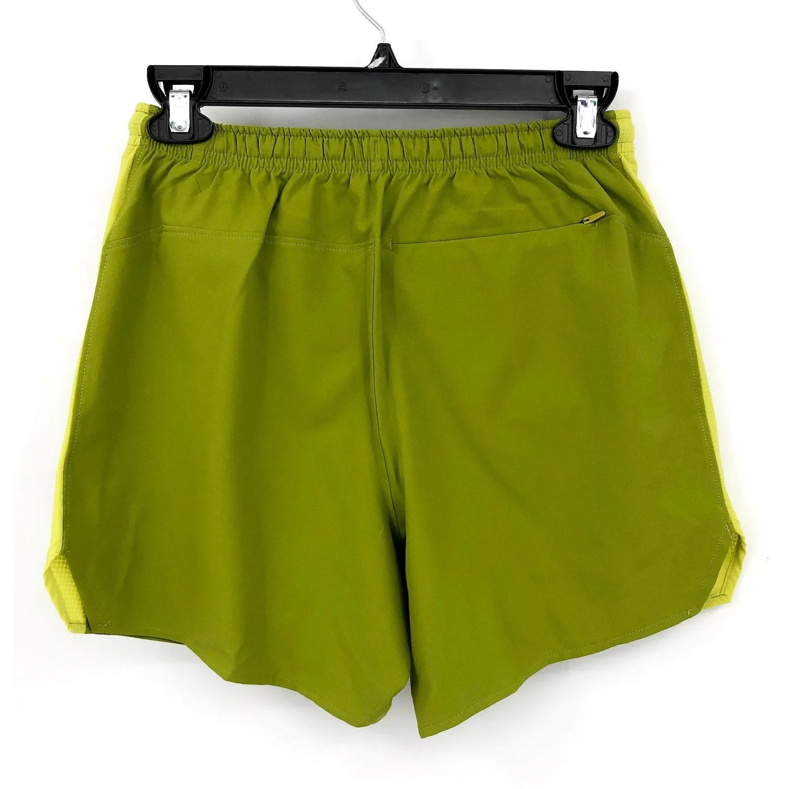 OUTDOOR VOICES Men's High Stride 5" Short XS Green Lined Lightweight Pockets NWT