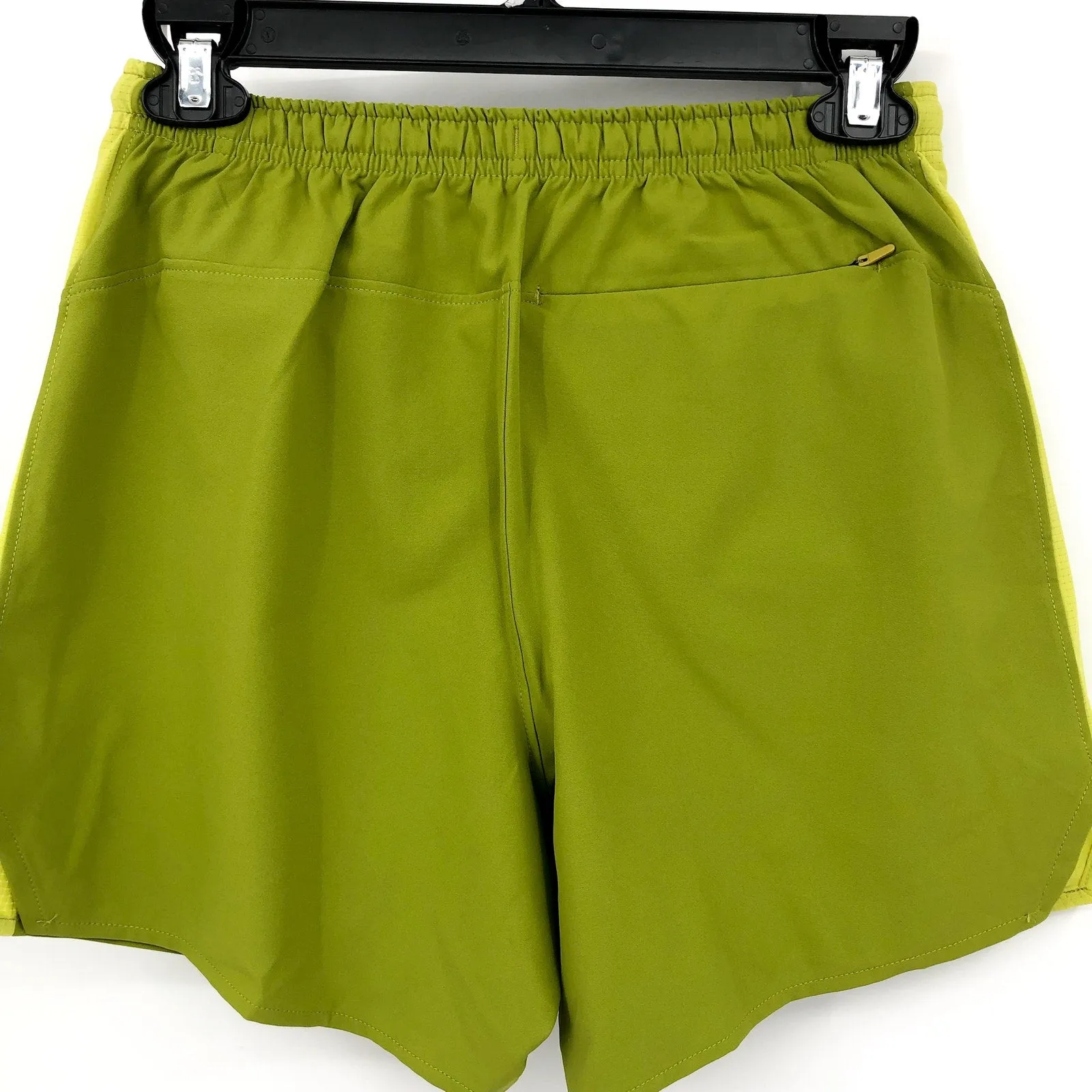 OUTDOOR VOICES Men's High Stride 5" Short XS Green Lined Lightweight Pockets NWT