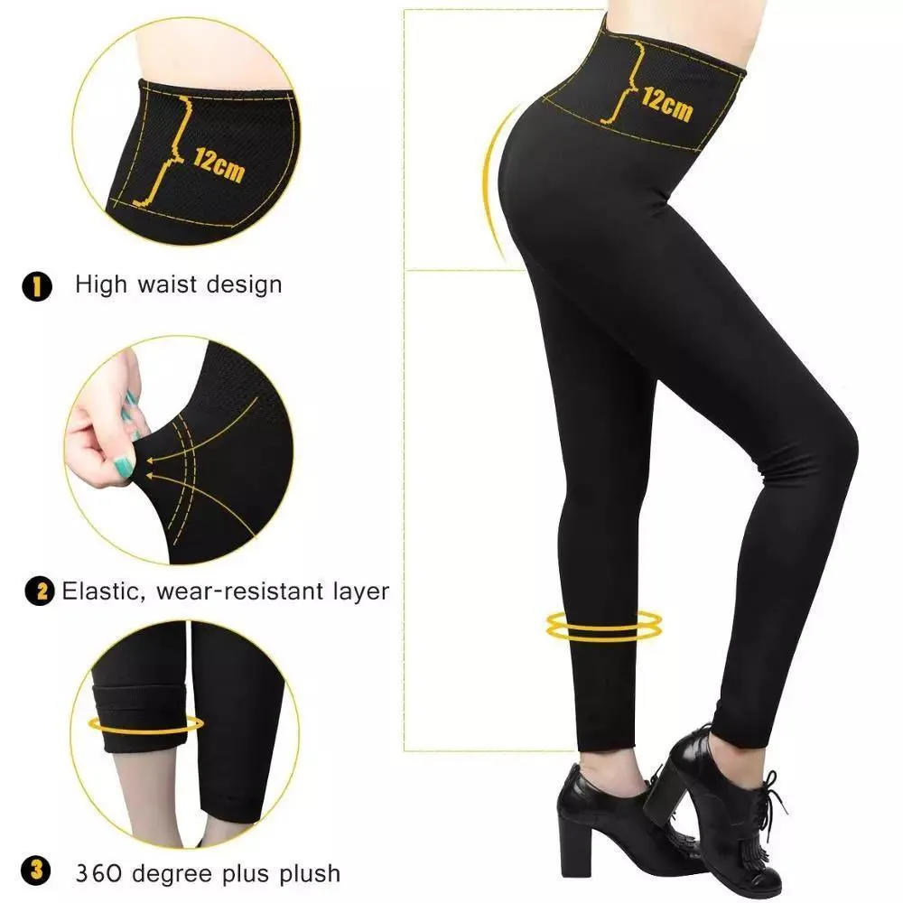 PBG Women‚Äôs Fleece Leggings 8 Colors! High Waist Stretchy Warm Leggings One Size  (Small-Large reccomended)